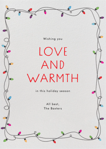Holiday Lights - Holiday Card by Paperless Post