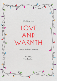 Holiday Lights - Business Holiday Card by Paperless Post