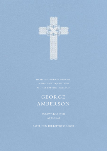 Crux - Religious Invitation by Bernard Maisner