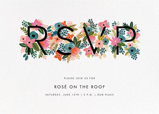 Rifle Paper Co. Invitations | Send online instantly | RSVP tracking