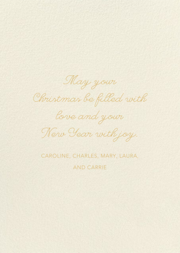 Pink Trees (Kate Pugsley) - Christmas Card by Red Cap Cards - Back