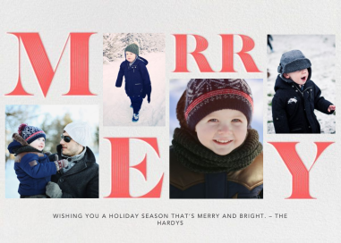 Hopscotch Holiday - Holiday Card by Paperless Post
