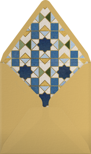 Mosaic Beauty - Paperless Post Envelope