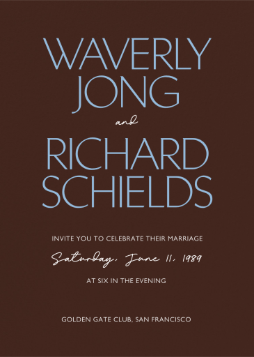 Sleek - Wedding Invitation by Paperless Post