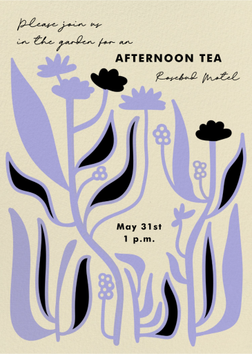 Bold Florals - Invitation by Gold Rush Paper