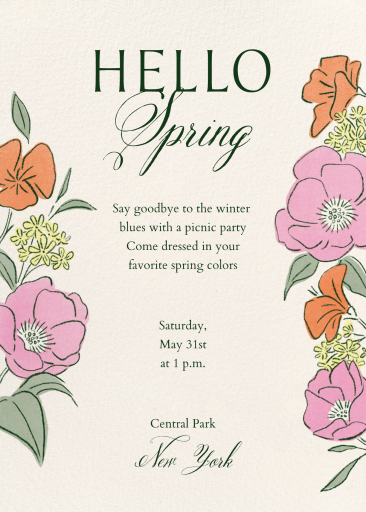 Blooming Bond - Invitation by Paperless Post