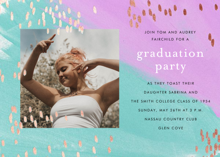 Dappled (Photo) - Graduation Party Invitation by Ashley G