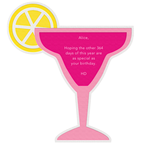 On the Rocks (Greeting) - Birthday Card by Jonathan Adler - Back