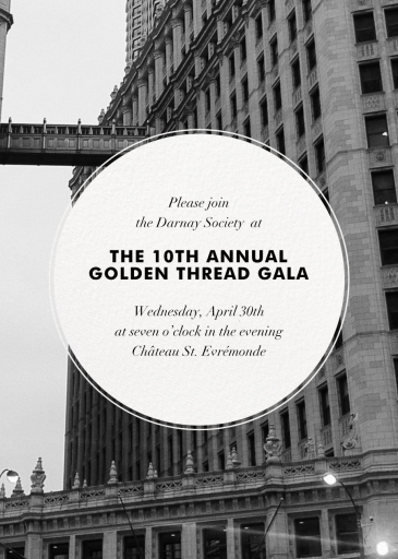 Orbit - Fundraiser Invitation by Paperless Post