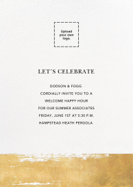 Simple Brushstroke - Launch Party Invitation by Sugar Paper