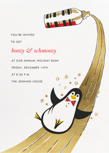 Season's Slip-and-Slide - Corporate Holiday Party Invitation by Paperless Post