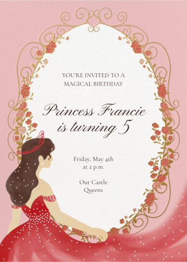 Sparkling Princess - Birthday Invitation by Paperless Post