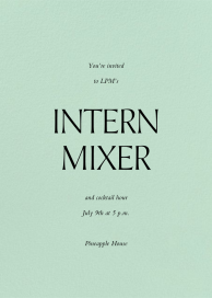 Mint - Business Event Invitation by Paperless Post