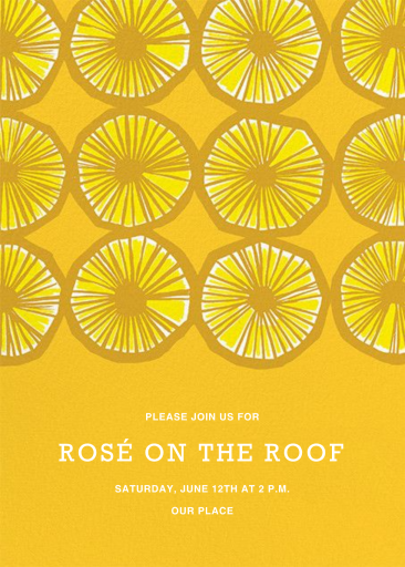 Appelsiini - Happy Hour Invitation by Marimekko