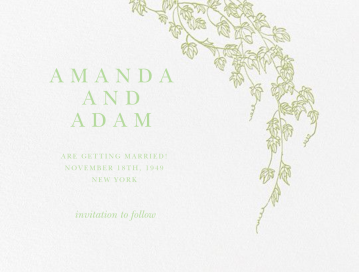 Gwendolyn I (Save The Date) by Paperless Post