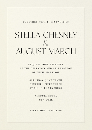 Weizen - Wedding Invitation by Paperless Post