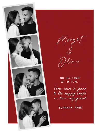 Film Strip - Engagement Party Invitation by Paperless Post