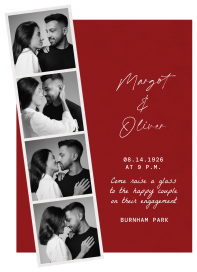 Film Strip - Engagement Party Invitation by Paperless Post