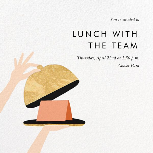 Cloche - Breakfast/Lunch Invitation by Rifle Paper Co.