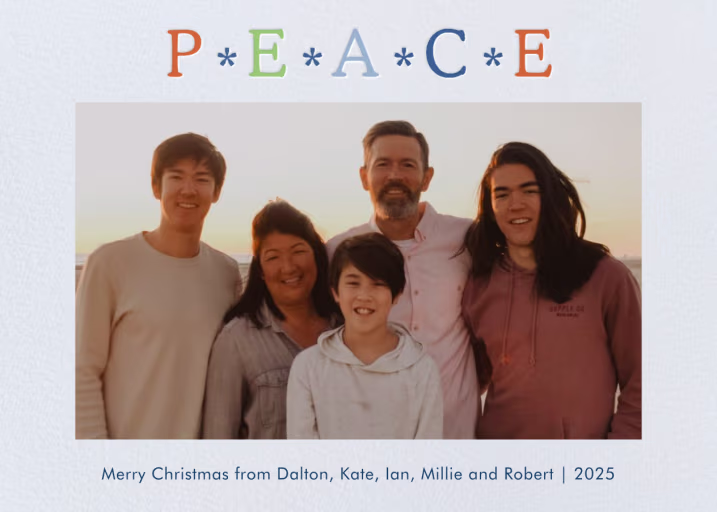 Holiday Peace - Christmas Card by Dogwood Hill