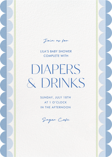 Squiggle Edges - Celebration Invitation by Paperless Post