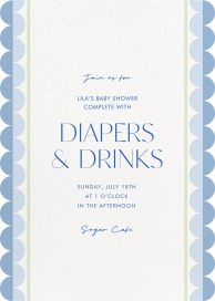 Squiggle Edges - Baby Shower Invitation by Paperless Post