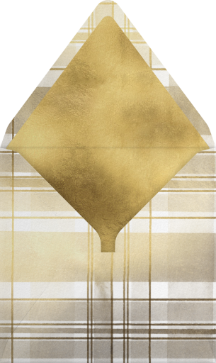 Holiday Gold Leaf - Paperless Post Envelope