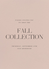 Antique Pink - Shopping Event Invitation by Paperless Post
