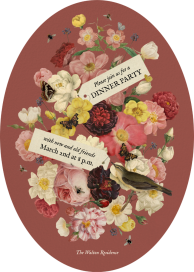 Garden Life - Dinner Party Invitation by Open Sea Design Co.