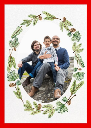 Delicate Firs Photo (Tall) by Paperless Post