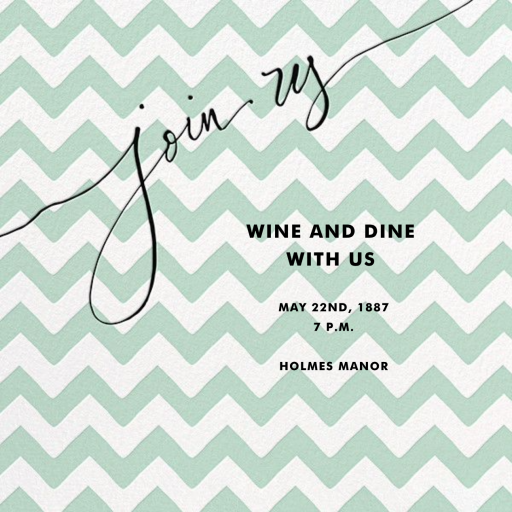 Join Us (Chevron) by Linda and Harriett