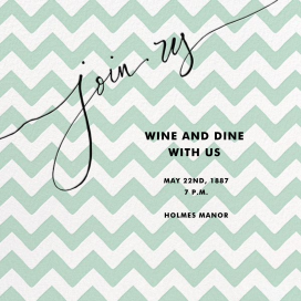 Join Us (Chevron) by Linda and Harriett