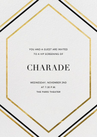 Deco Hex Frame - Viewing Party Invitation by Paperless Post