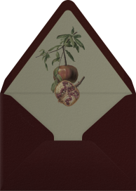 Pomegranates and Flowers - Open Sea Design Co. Envelope