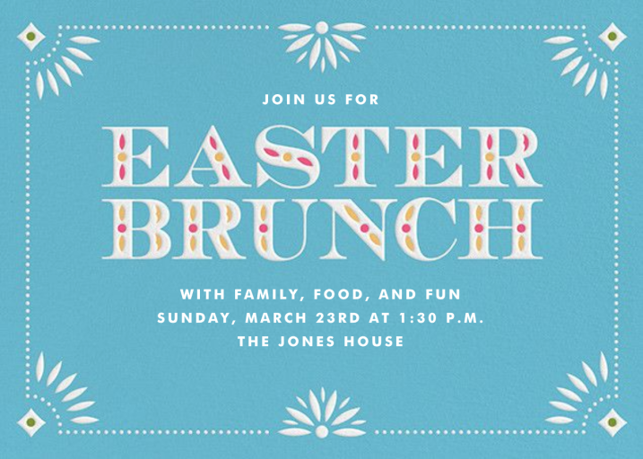 Easter Brunch by Crate & Barrel
