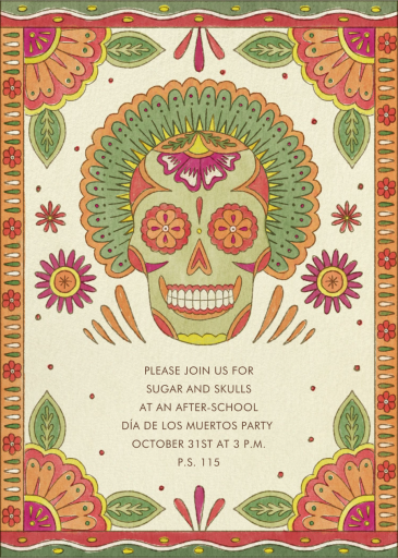 Painted Skulls - Party Invitation by Paperless Post