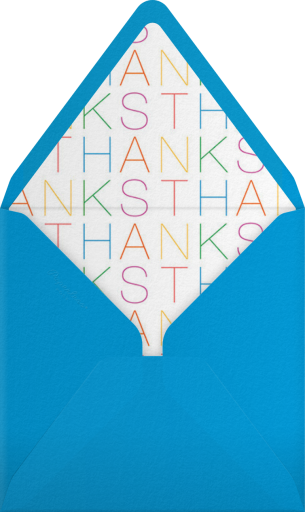 Thanks in a Box - Paperless Post Envelope