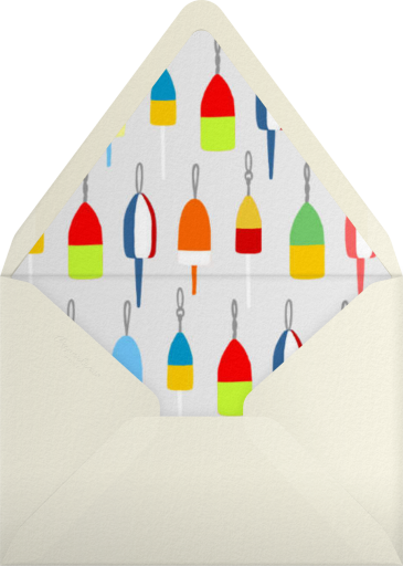 Lobster Buoys - Paperless Post Envelope