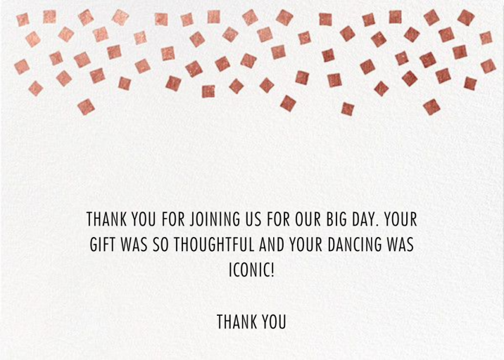 Fette (Stationery) - Thank You Card by Kelly Wearstler