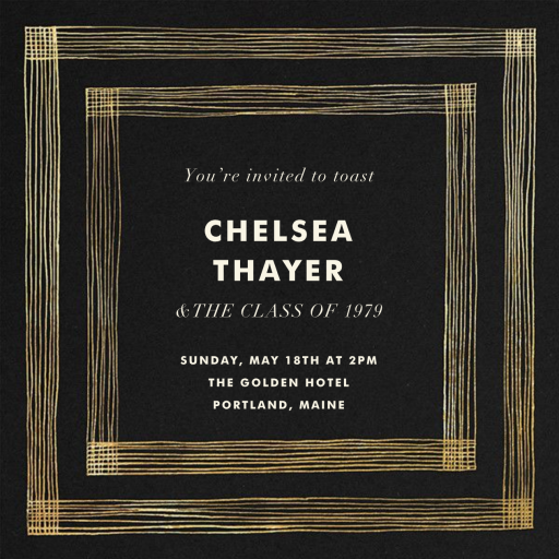 Precise (Photo) - Engagement Party Invitation by Kelly Wearstler - Back