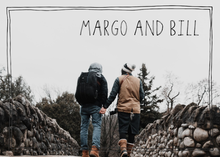 Double Hand Drawn Bordered - Thank You Card by Linda and Harriett