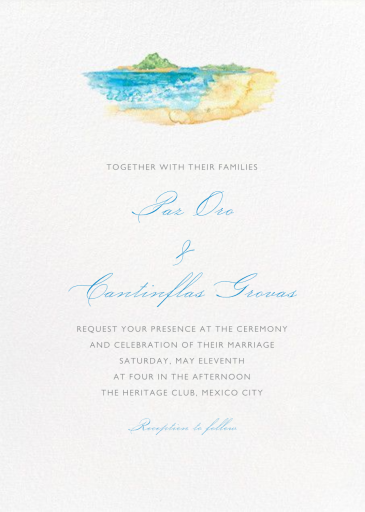Beach Scene - Invitation by Paperless Post