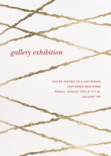 Passage - Art Exhibition Invitation by Kelly Wearstler