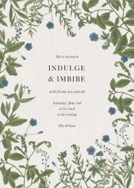 Little Blue - Party Invitation by John Derian
