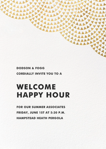Savoy (Square) - Corporate Reception Invitation by Paperless Post