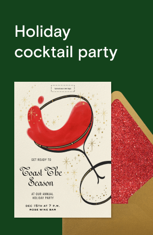 Holiday cocktail party