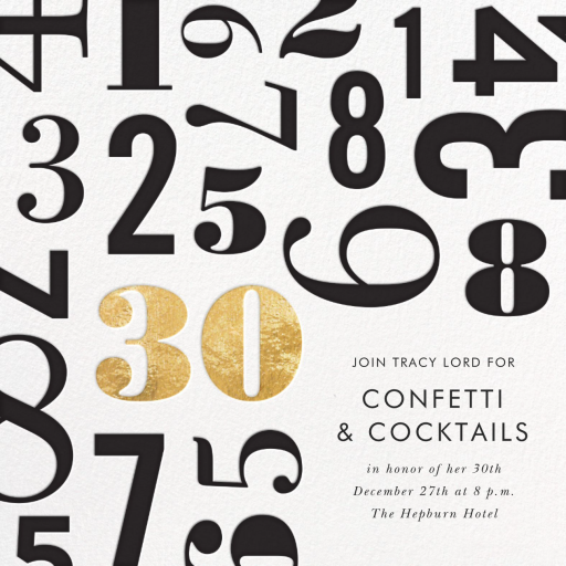 Lucky Number - Birthday Invitation by kate spade new york