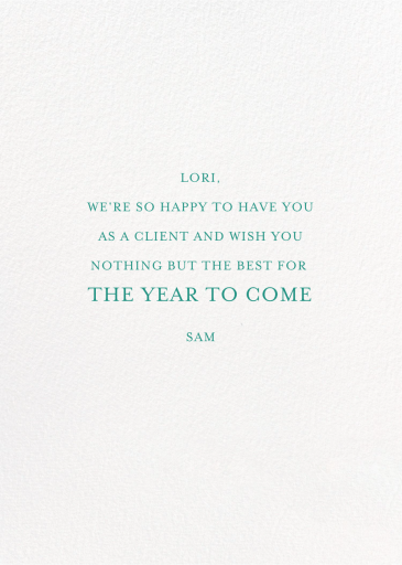 Teacup Cat (Anke Weckmann) - Business Greeting Card by Red Cap Cards - Back