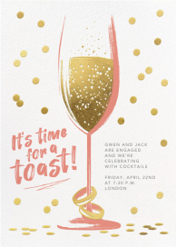 Golden Toast by Paperless Post