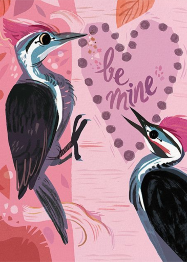 Woodpecker Love (Meg Hunt) - Valentine's Day Card by Red Cap Cards